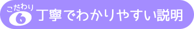 丁寧でわかりやすい説明